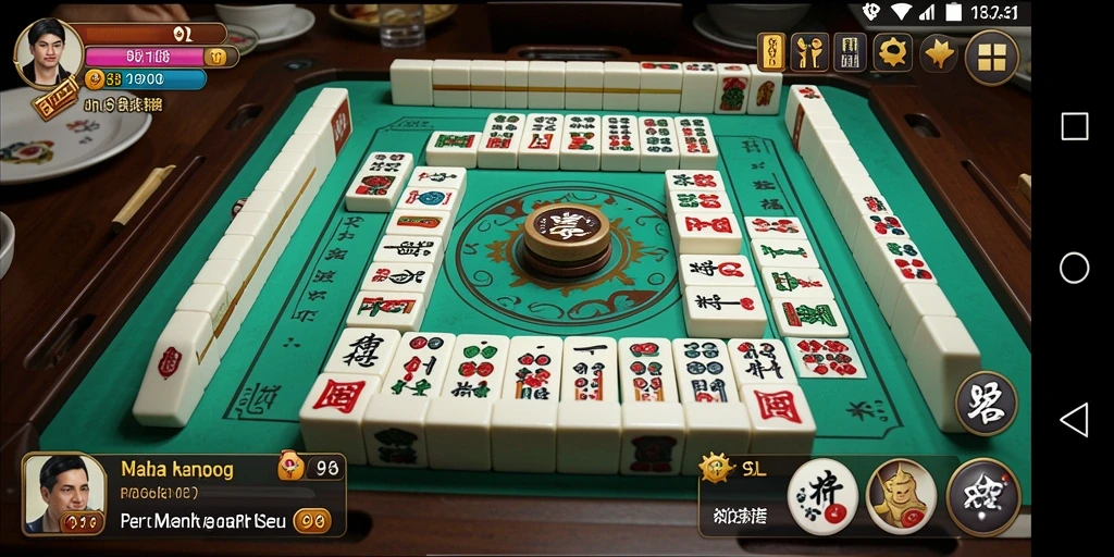 Tampilan gameplay Mahjong yang seru di 9SL.