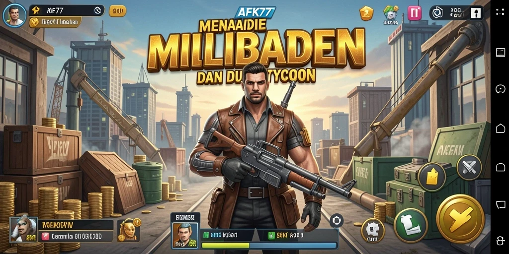 Tampilan gameplay AFK77 yang seru dan mendebarkan.