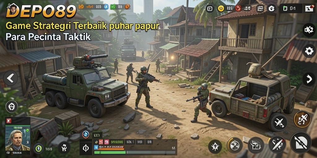 Tampilan menarik dari gameplay strategis DEPO89 yang mendebarkan.