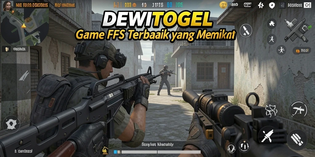 Tampilan gameplay yang mendebarkan dari DEWITOGEL di arena FPS.