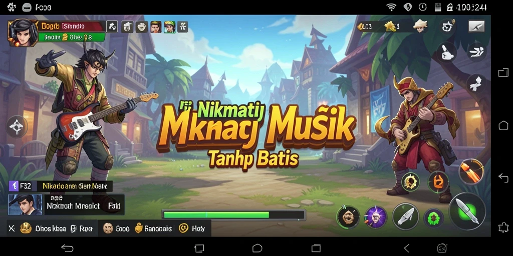 Tampilan gameplay F32 yang seru dan interaktif.