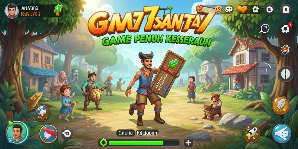 Screenshot GM777 menunjukkan gameplay yang sederhana namun mengasyikkan.