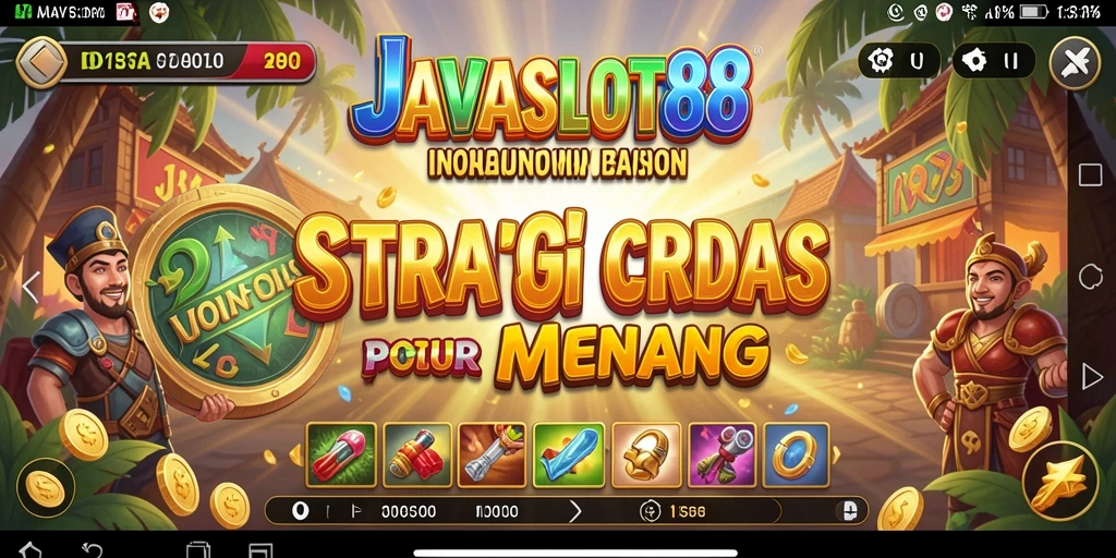Screenshot gameplay <strong>JAVASLOT88</strong> yang menampilkan strategi cerdas dan tantangan menarik.