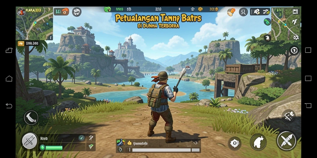 Gameplay KAKA303 menampilkan petualangan seru di dunia terbuka.