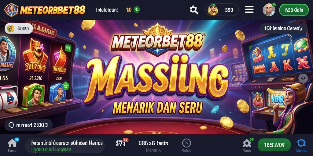 Tampilan screenshot METEORBET88 yang menunjukkan keseruan permainan Kasino.