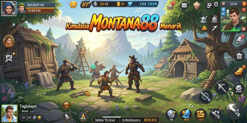 Screenshot MONTANA88 menunjukkan gameplay interaktif yang memikat pengguna.
