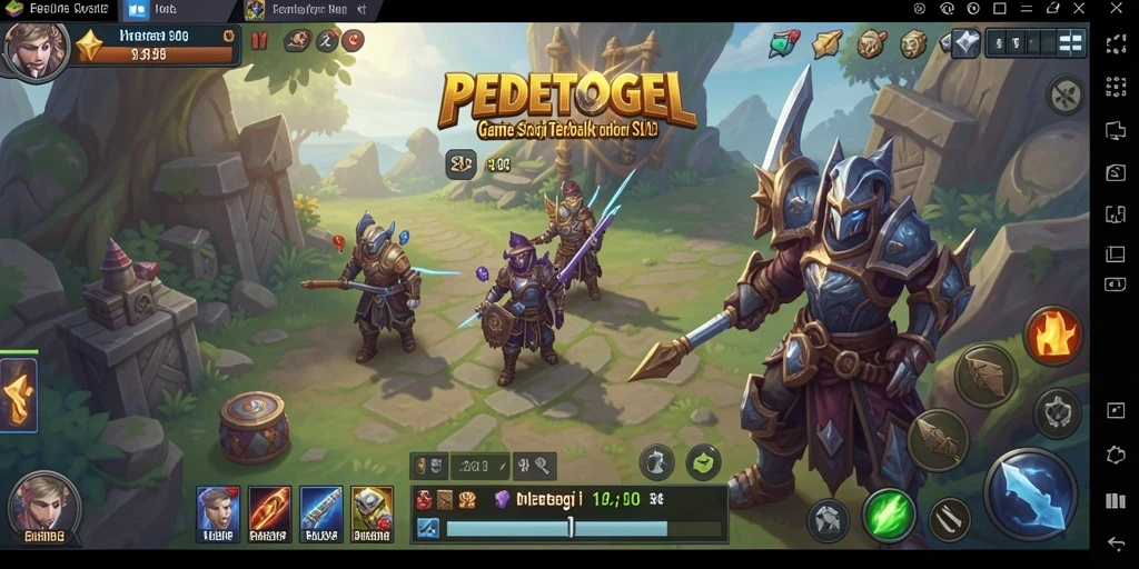Screenshot PEDETOGEL yang menampilkan gameplay yang seru dan mendalam.