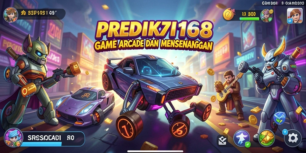 Screenshot gameplay PREDIKSI168 menunjukkan keseruan permainan arcade.