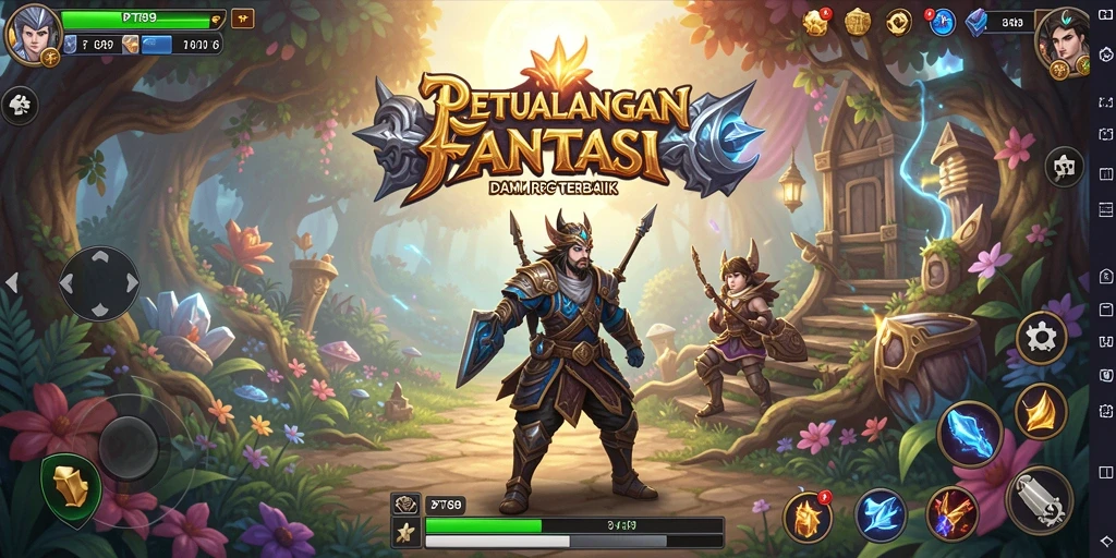 Tampilan gameplay PT89 yang memukau dengan petualangan RPG seru.