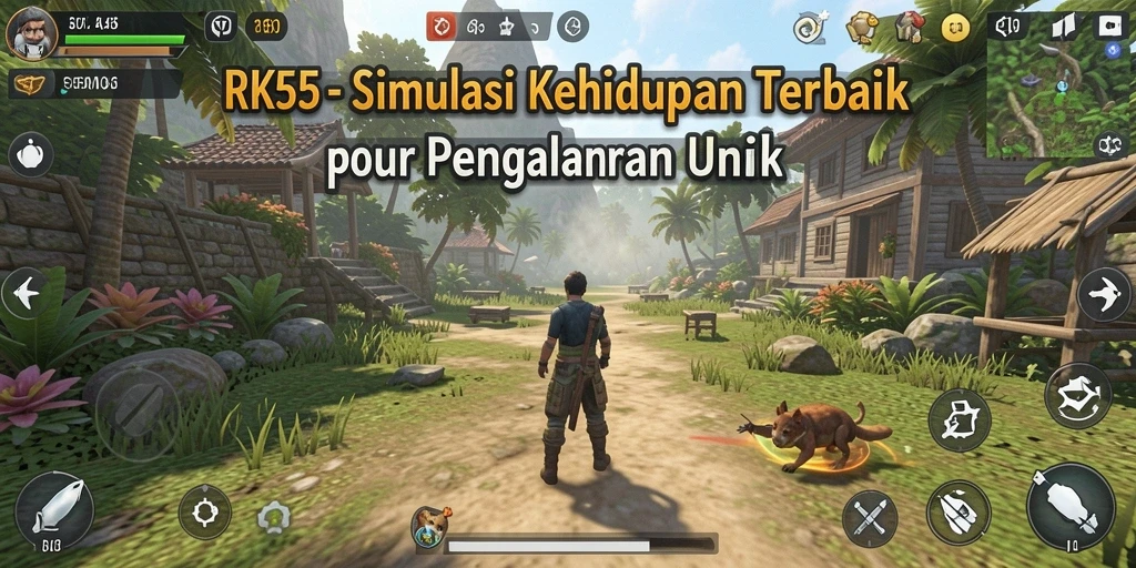 Tampilan gameplay RK55 yang menarik dan interaktif.