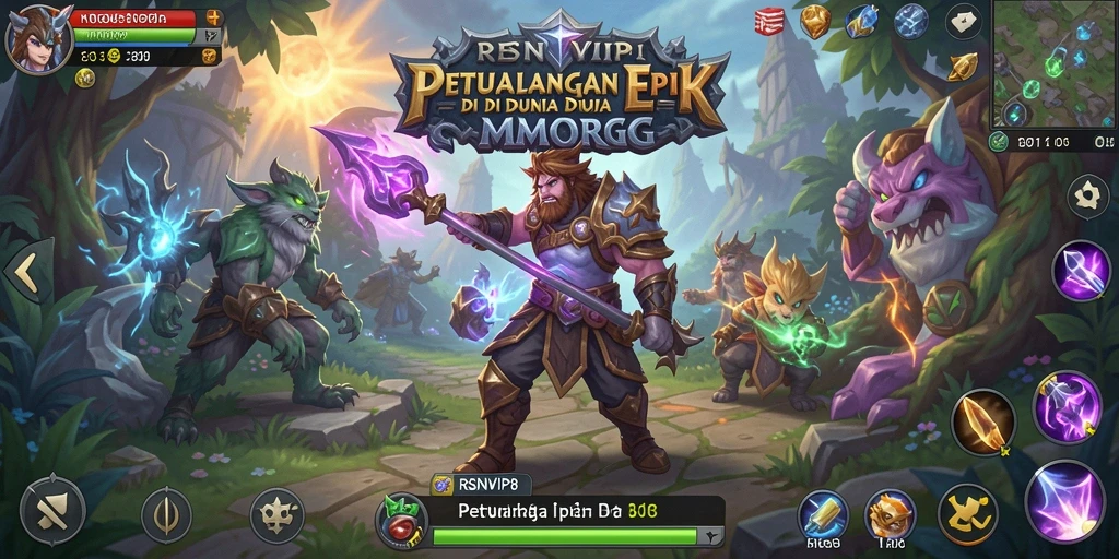 Tampilan gameplay RSNVIP8 yang seru dalam dunia MMORPG.