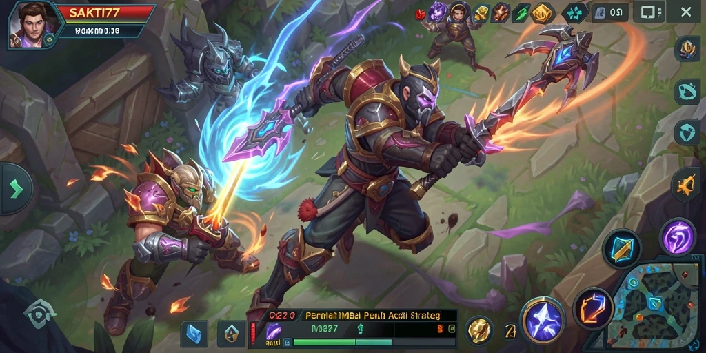 Tampilan gameplay menarik dan aksi seru di SAKTI77.
