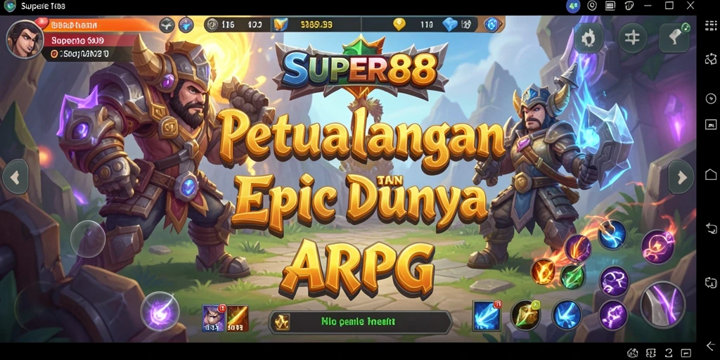 Tangkapan layar dari gameplay <strong>SUPER88</strong> dengan aksi pertarungan yang menegangkan.